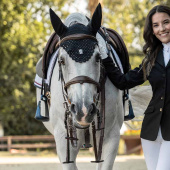 Nauszniki dla konia klasyczne czarne Nauszniki dla konia klasyczne czarne