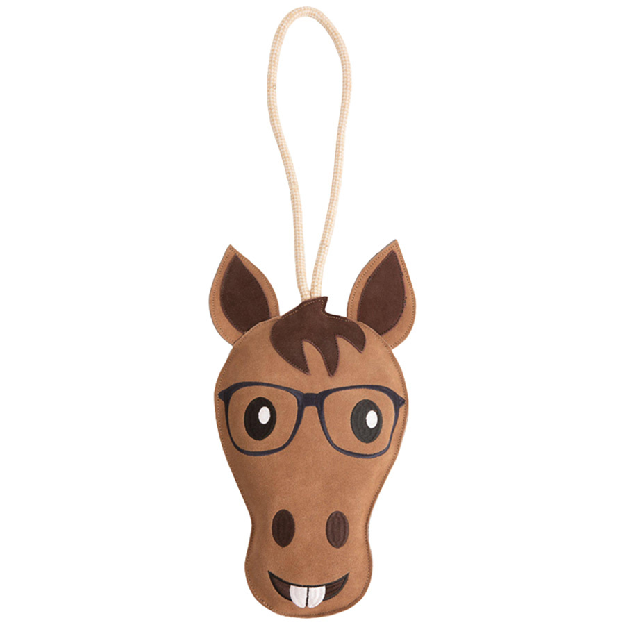 Zabawka dla konia Equimojis The Brainiac Brązowa