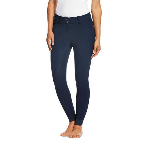 Breeches Jeździeckie Tri Factor Full Grip Granatowe