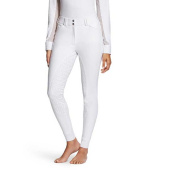 Breeches Jeździeckie Tri Factor Full Grip Białe Breeches Jeździeckie Tri Factor Full Grip Białe
