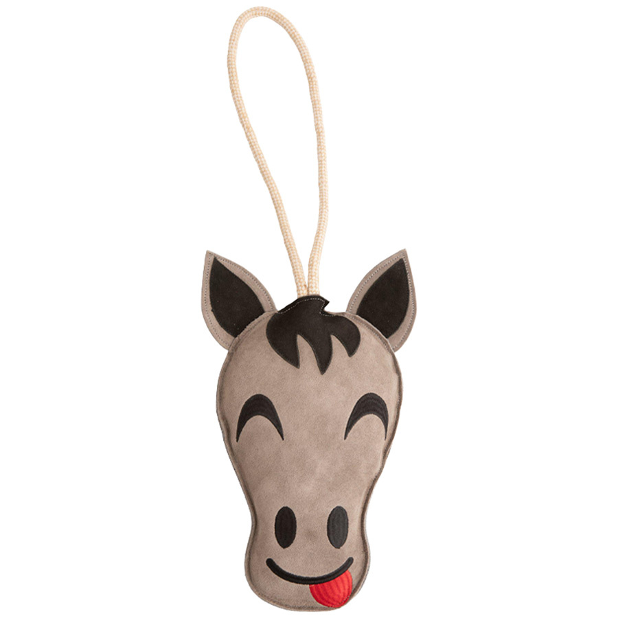 Zabawka dla konia Equimojis The Foodie Szara