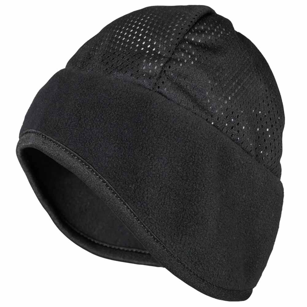 Czapka Kask Fleece Mesh Czarna