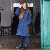 Parka jeździecka Jr Gaia Navy Parka jeździecka Jr Gaia Navy