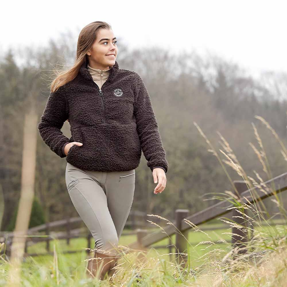 Bryczesy jeździeckie Andalouse Full Seat beżowe