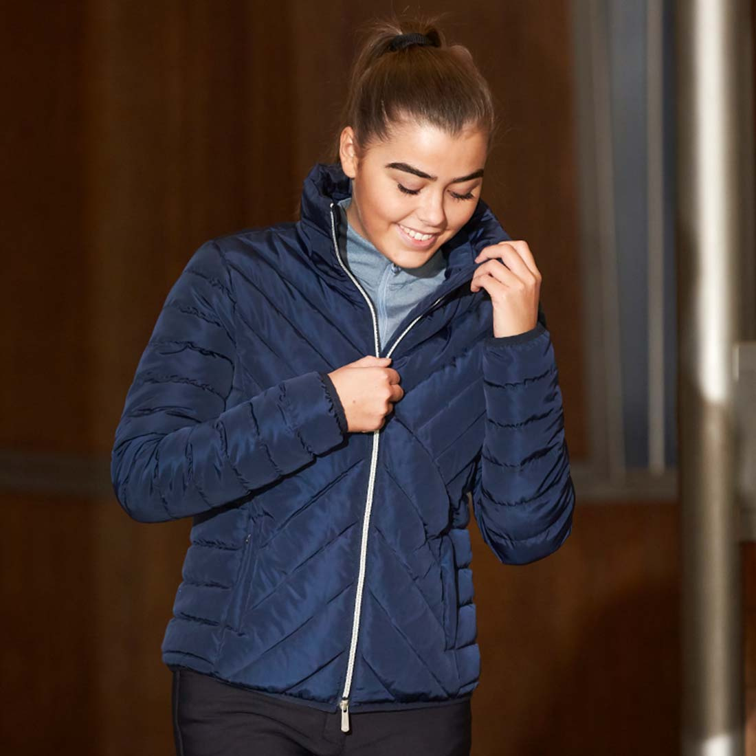 Kurtka do jazdy Jodie Granatowa