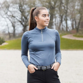 Koszulka Performance Jemma 1/2 Zamek Jasnoszara Koszulka Performance Jemma 1/2 Zamek Jasnoszara
