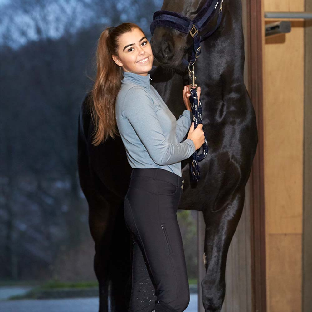 Termobryczesy Janet z pełnym lejem Softshell Czarne