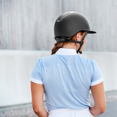 Kask jeździeckie z szerokim rondem Kaia Czarny Kask jeździeckie z szerokim rondem Kaia Czarny