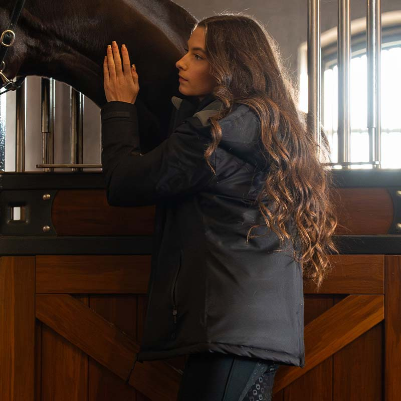 Kurtka jeździecka Sally Czarna