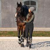 Zimowe legginsy jeździeckie Selena Full Grip Czarne Zimowe legginsy jeździeckie Selena Full Grip Czarne