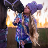 Czapka Beanie Kids/Junior Sif Jednorożec Fioletowy Czapka Beanie Kids/Junior Sif Jednorożec Fioletowy