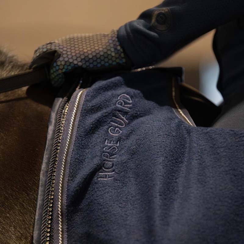 Rękawiczki jeździeckie Dzieci/Junior Saline Reflective Czarne