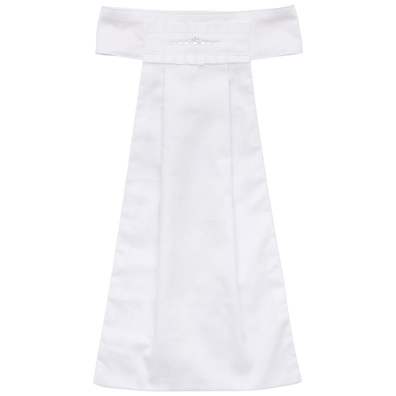 Krawat do fraka Swift Crystals Biały