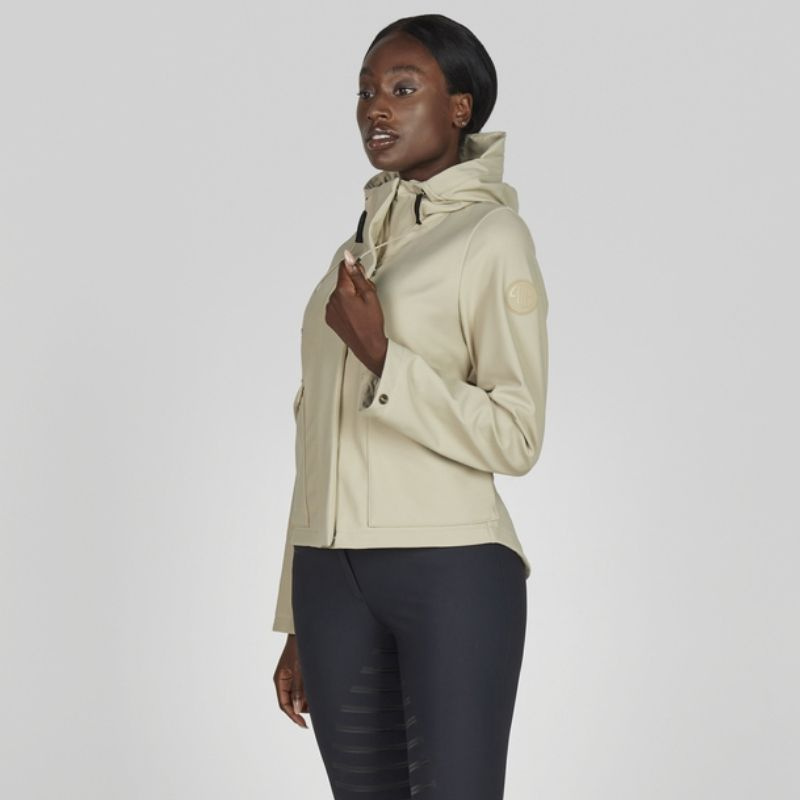 Kurtka softshell Athleisure Beżowa