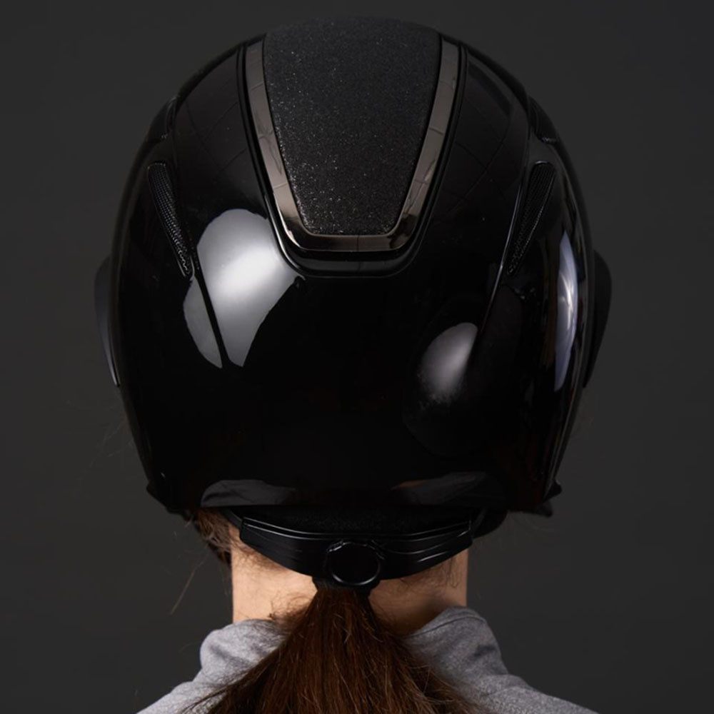 Kask jeździeckie MIPS Guardian Błyszczące Czarne