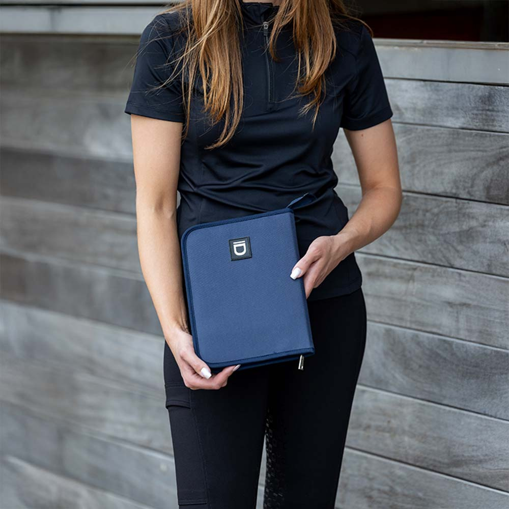 Etui na paszport Agate Granatowe