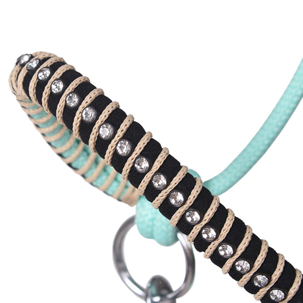 Halter z liną z wodzami Combi Liberty Jasnozielony