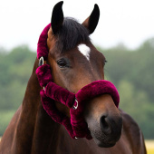 Uwiąż Alaska z futrem sztucznym bordowy Uwiąż Alaska z futrem sztucznym bordowy