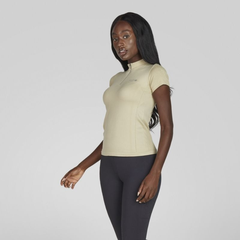 Koszulka Knit Athleisure Beżowa