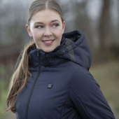 Kurtka jeździecka Elegant z elementami grzewczymi i Power Bankiem Granatowa Kurtka jeździecka Elegant z elementami grzewczymi i Power Bankiem Granatowa