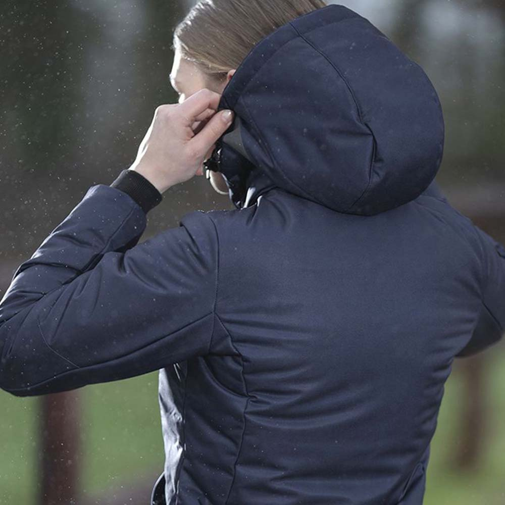 Kurtka jeździecka Elegant z elementami grzewczymi i Power Bankiem Granatowa