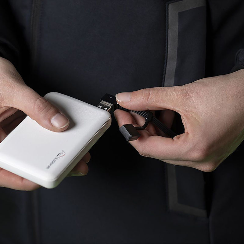 Kurtka jeździecka Elegant z elementami grzewczymi i Power Bankiem Granatowa