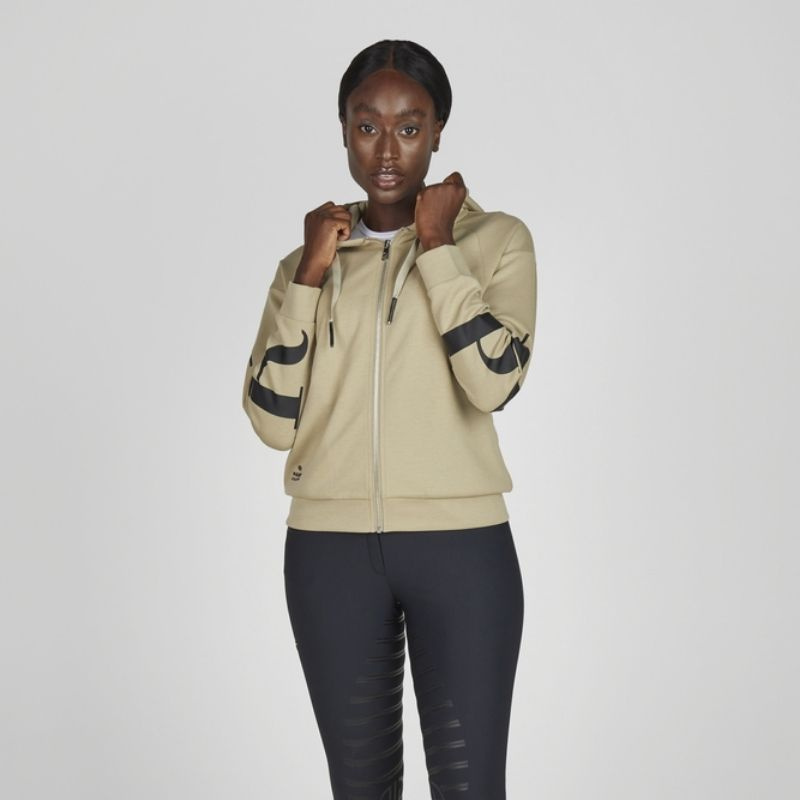 Bluza z kapturem Athleisure Beżowa