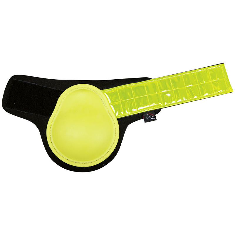 Ochraniacze skokowe tył Odbijające Żółto/Czarny