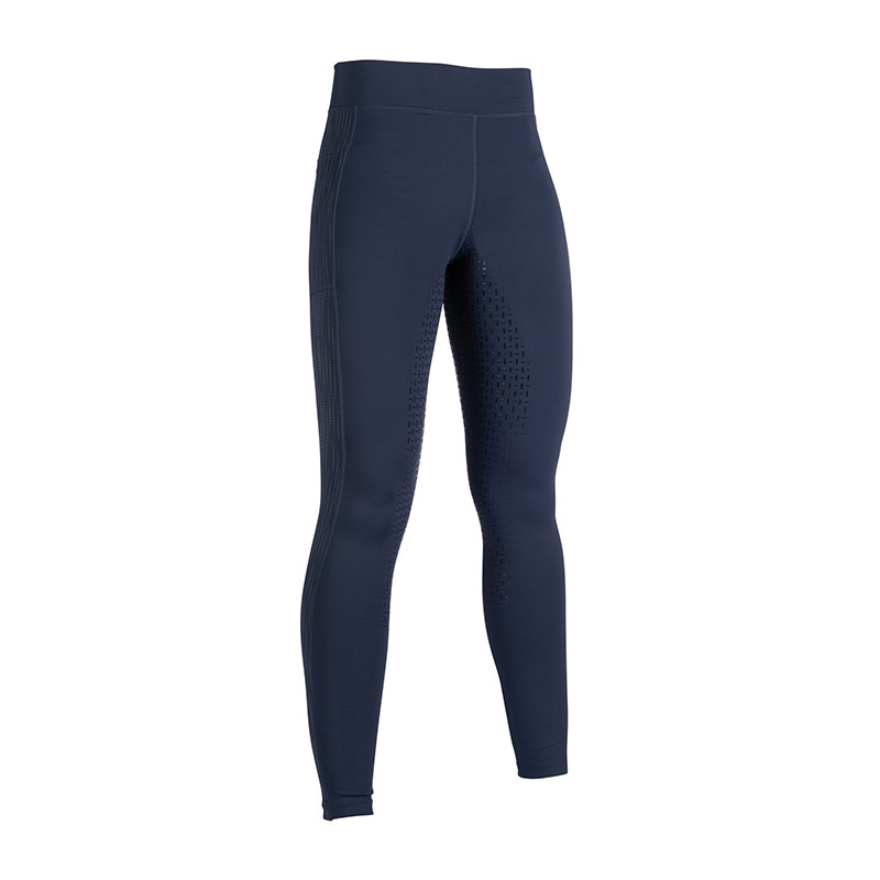 Legginsy jeździeckie Flow Reflective Granatowe