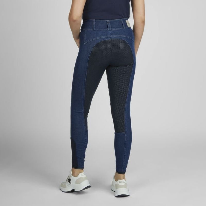 Bryczesy Candela DuraGrip Jeans FG Granatowe