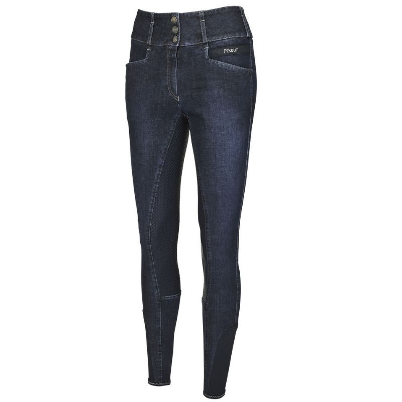 Bryczesy Candela DuraGrip Jeans FG Granatowe