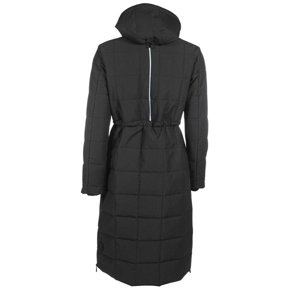 Płaszcz jeździecki Honey z odblaskami i powerbankiem Czarny