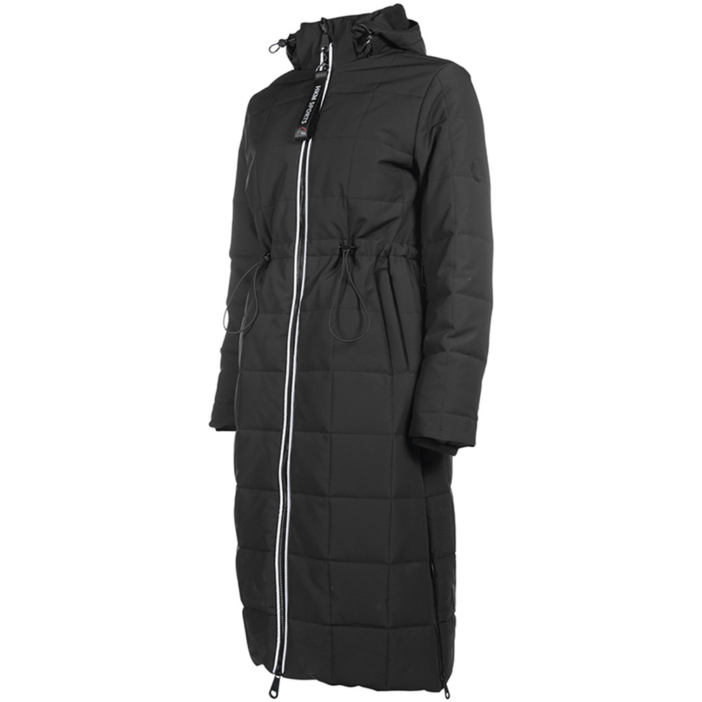 Płaszcz jeździecki Honey z odblaskami i powerbankiem Czarny