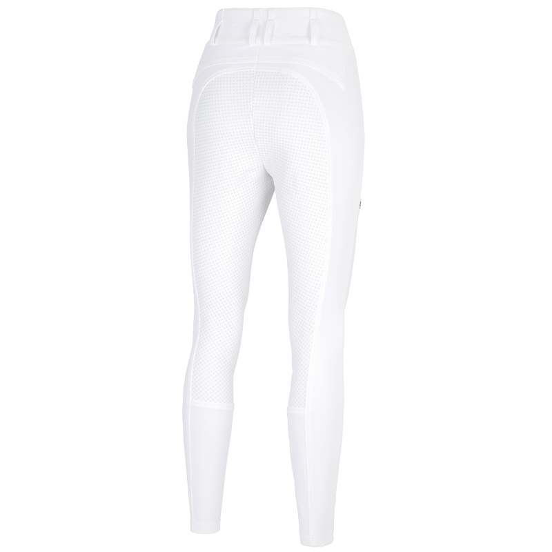 Breeches jeździeckie New Candela Grip Full Seat White
