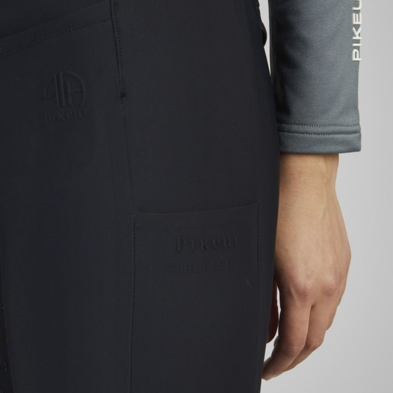 Legginsy jeździeckie Linnett SD Full Grip Czarne