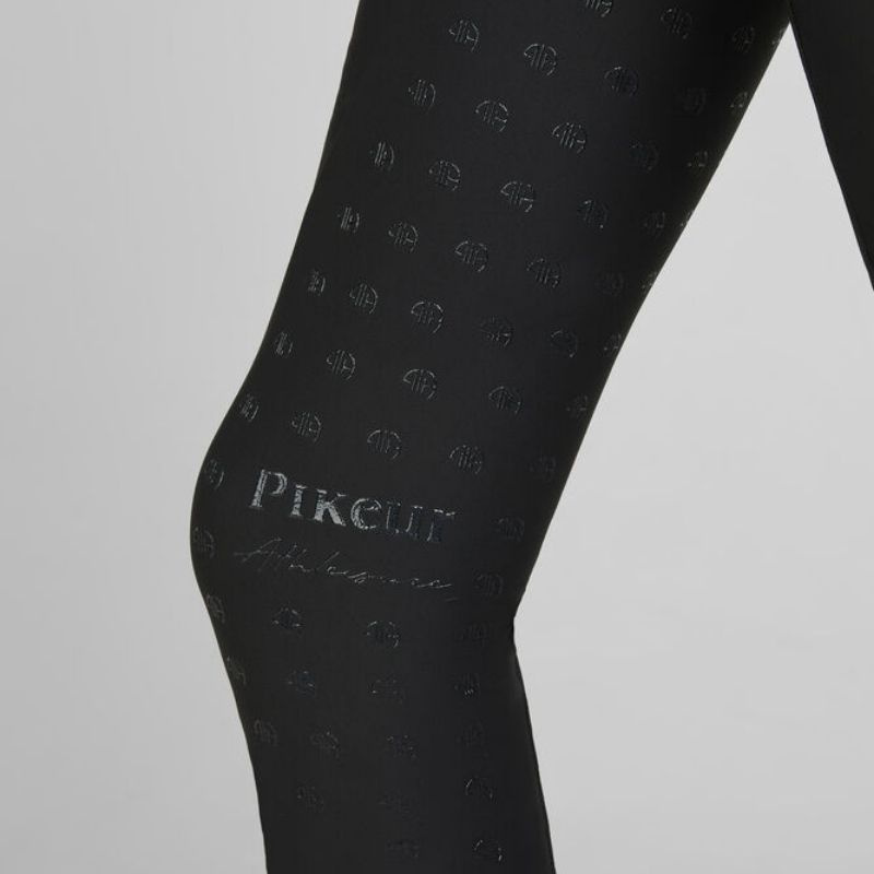 Legginsy jeździeckie Dziecko/Junior Lilith SD Full Grip Czarne