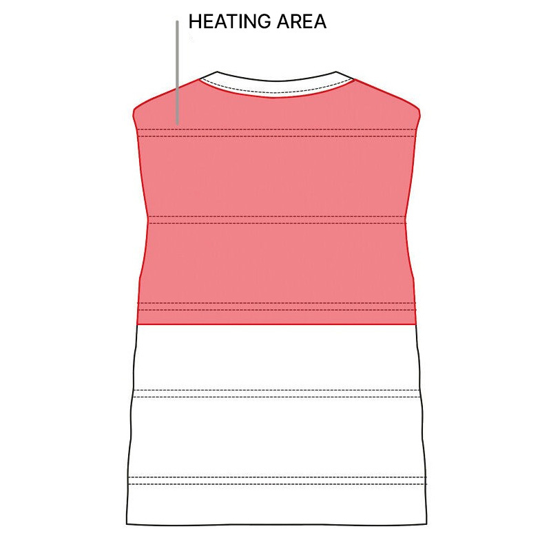 Kamizelka ogrzewająca męska Heat Control Czarna