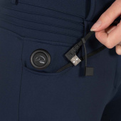 Podgrzewane bryczesy jeździeckie Comfort Full Grip Granatowy Podgrzewane bryczesy jeździeckie Comfort Full Grip Granatowy