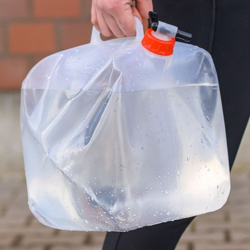 Kanister na wodę Foldable 10L Przezroczysty