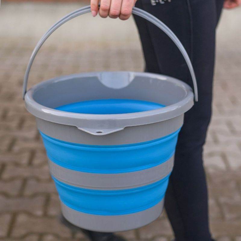 Wiadro Foldable 10L Niebiesko/Szare