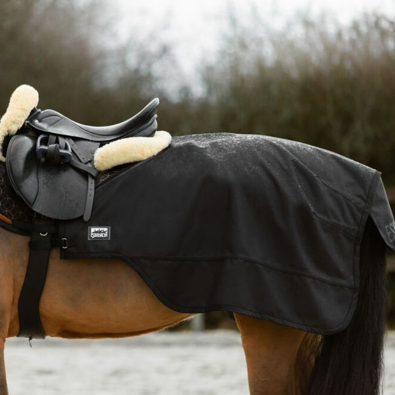 Derka do jazdy i lonżowania Exercise Sheet Czarna