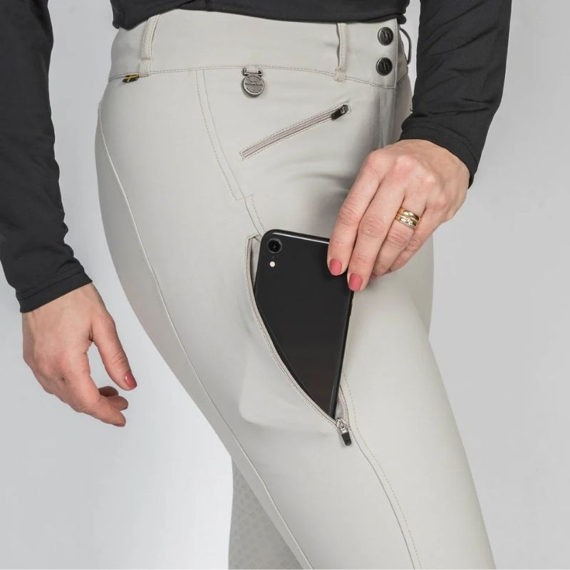 Bryczesy Katie Knee Grip Beżowe