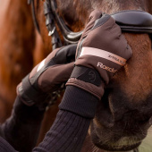 Rękawiczki jeździeckie zimowe Wynne Mocha Rękawiczki jeździeckie zimowe Wynne Mocha