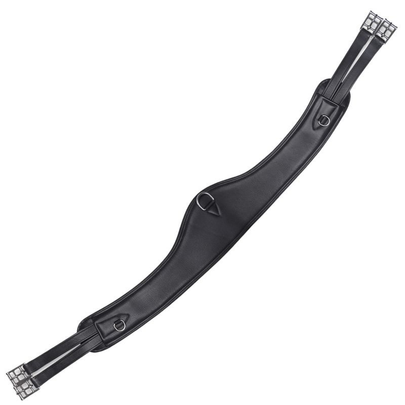 Popręg Contour Half Moon Leather Czarny