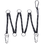 Linka do zawieszania z pierścieniami Flexible Czarna Linka do zawieszania z pierścieniami Flexible Czarna