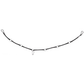 Linka do zawieszania z pierścieniami Flexible Czarna Linka do zawieszania z pierścieniami Flexible Czarna
