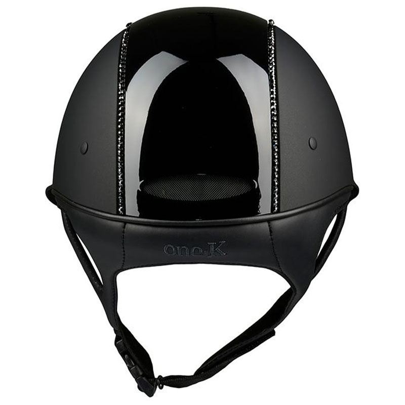 Kask jeździeckie Mips Avance Glossy Top 0Swarovski Czarny