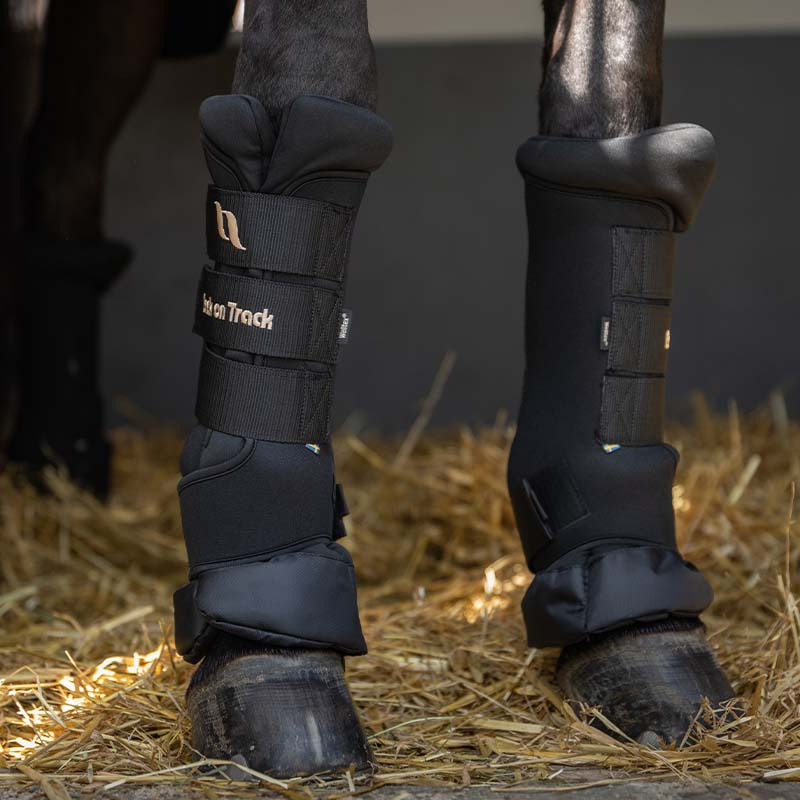 Ochraniacze stajenne Royal Quick Wraps Deluxe czarno/czarne