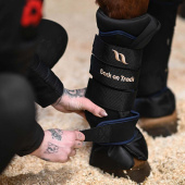 Ochraniacze stajenne Royal Quick Wraps Deluxe czarno/granatowe Ochraniacze stajenne Royal Quick Wraps Deluxe czarno/granatowe