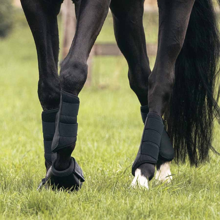 Ochraniacze treningowe Opal przód, czarne